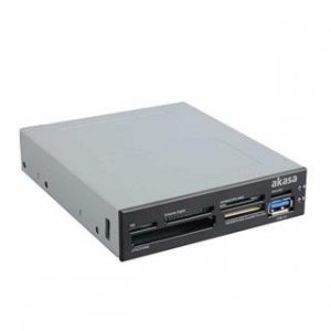 AKASA čtečka AK-ICR-07U3, SDXC, USB3.0 port, interní, černá