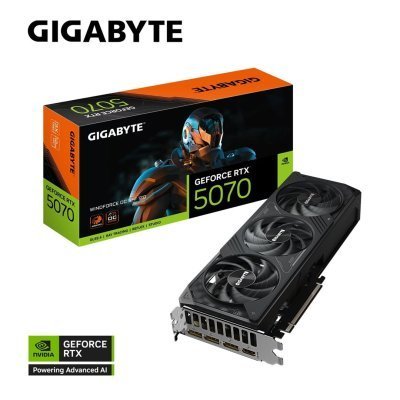 Příplatek na grafiku GIGABYTE NVIDIA GeForce RTX 5070 WINDFORCE OC 12G, 12G GDDR7, 3xDP, 1xHDMI místo GAINWARD GeForce RTX 4070 Ghost 12GB GDDR6