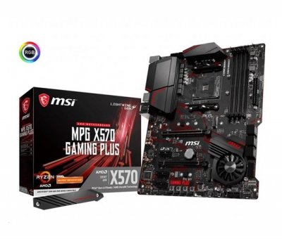 Příplatek na základní desku MSI AM4 MPG X570 MPG X570 GAMING PLUS místo MSI B350 TOMAHAWK