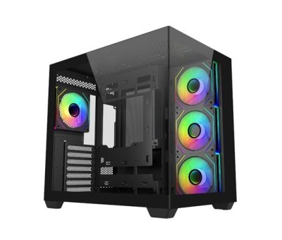 Cooler Master Elite 681, ATX, Průhledná bočnice, 4x 120mm ARGB Fan, Černá