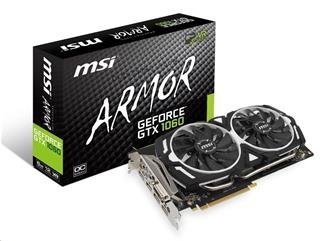AKCE - Grafika MSI GeForce GTX 1060 ARMOR 6G OCV1 + 240GB SSD ZDARMA  místo MSI GeForce GTX 1060 6G V1