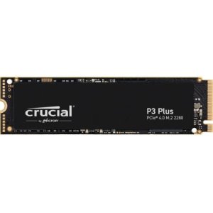 Crucial P3 Plus SSD NVMe M.2 1TB PCIe 4.0 čtení/zápis až 5000/3600MB/s