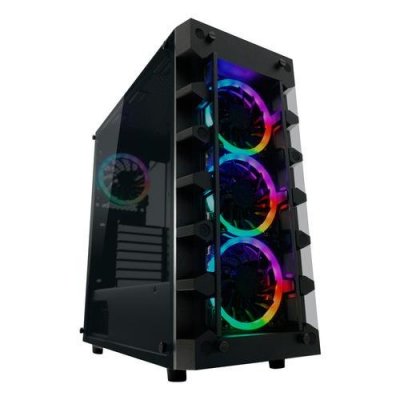LC-POWER Gaming 709B - Solar_System_X - ATX gaming case, RGB, sklo