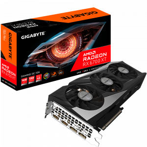 GIGABYTE AMD Radeon RX 6700 XT GAMING OC 12G, RX 6700 XT, 12GB GDDR6, 2xDP, 2xHDMI